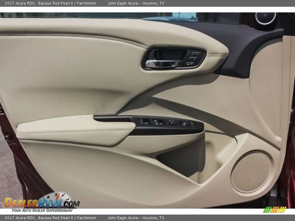 2017 Acura RDX Basque Red Pearl II / Parchment Photo #12