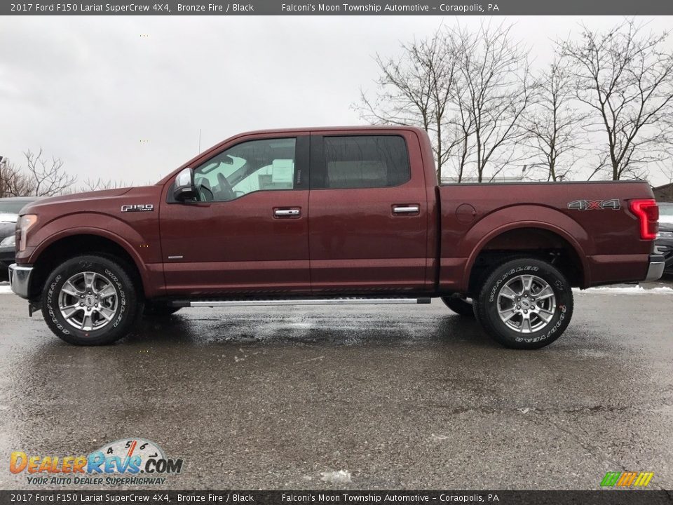 2017 Ford F150 Lariat SuperCrew 4X4 Bronze Fire / Black Photo #1