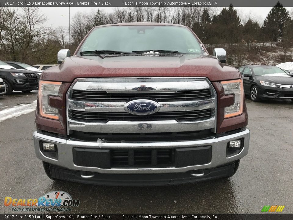 2017 Ford F150 Lariat SuperCrew 4X4 Bronze Fire / Black Photo #2