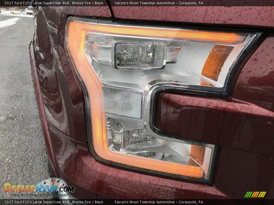 2017 Ford F150 Lariat SuperCrew 4X4 Bronze Fire / Black Photo #3