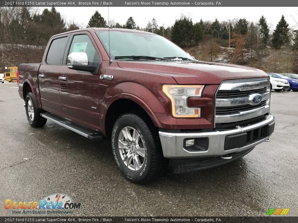 2017 Ford F150 Lariat SuperCrew 4X4 Bronze Fire / Black Photo #4