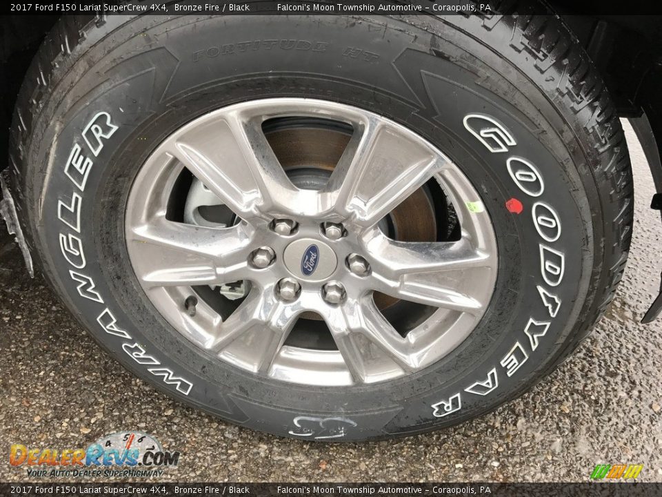 2017 Ford F150 Lariat SuperCrew 4X4 Bronze Fire / Black Photo #5