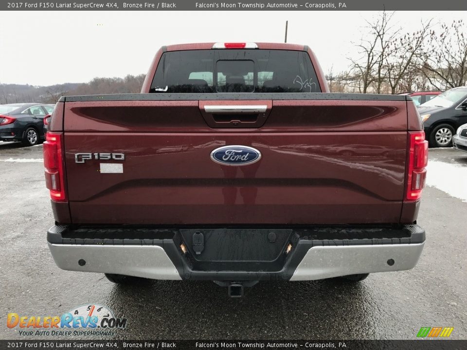2017 Ford F150 Lariat SuperCrew 4X4 Bronze Fire / Black Photo #7