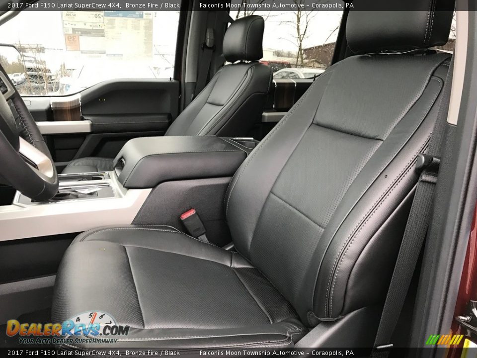 2017 Ford F150 Lariat SuperCrew 4X4 Bronze Fire / Black Photo #11