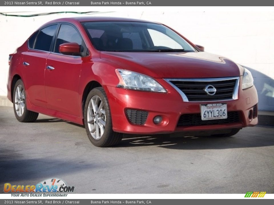 2013 Nissan Sentra SR Red Brick / Charcoal Photo #1