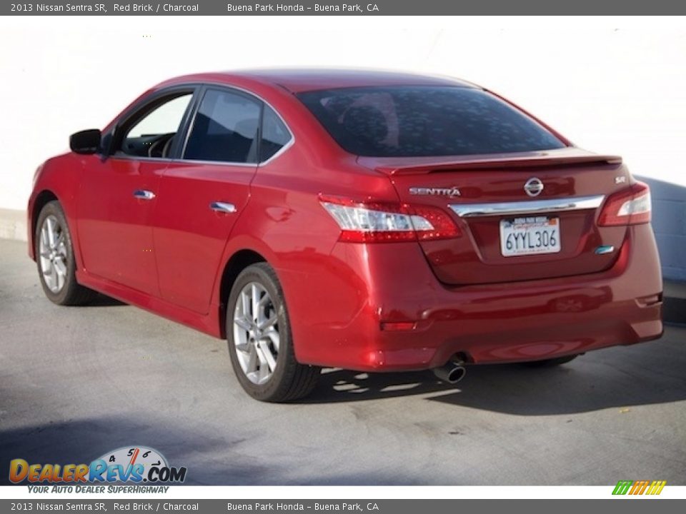 2013 Nissan Sentra SR Red Brick / Charcoal Photo #2