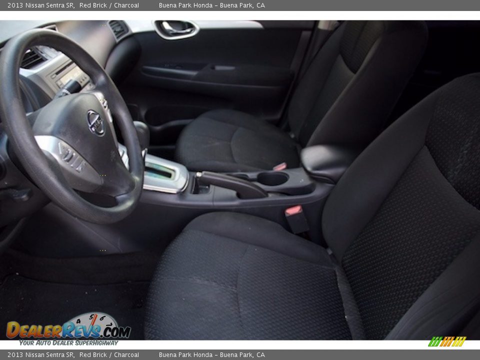 2013 Nissan Sentra SR Red Brick / Charcoal Photo #3