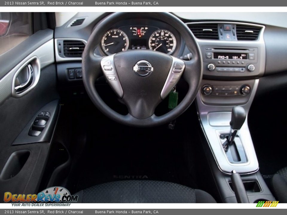 2013 Nissan Sentra SR Red Brick / Charcoal Photo #5