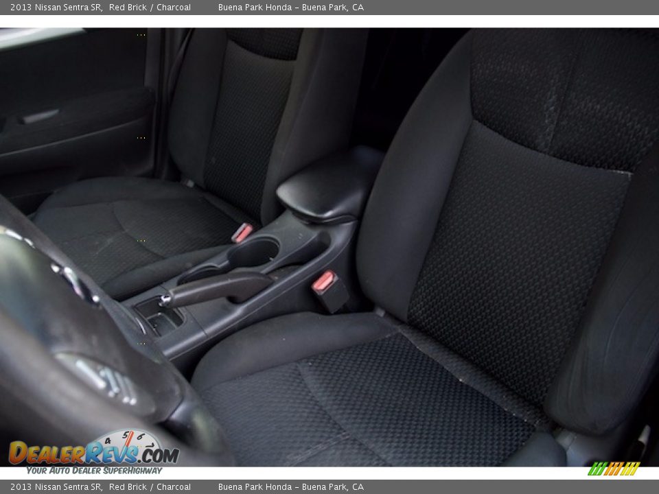 2013 Nissan Sentra SR Red Brick / Charcoal Photo #12