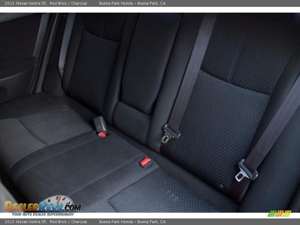2013 Nissan Sentra SR Red Brick / Charcoal Photo #13