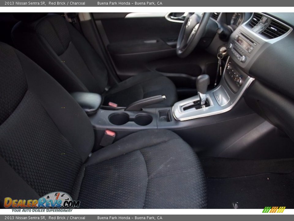 2013 Nissan Sentra SR Red Brick / Charcoal Photo #16