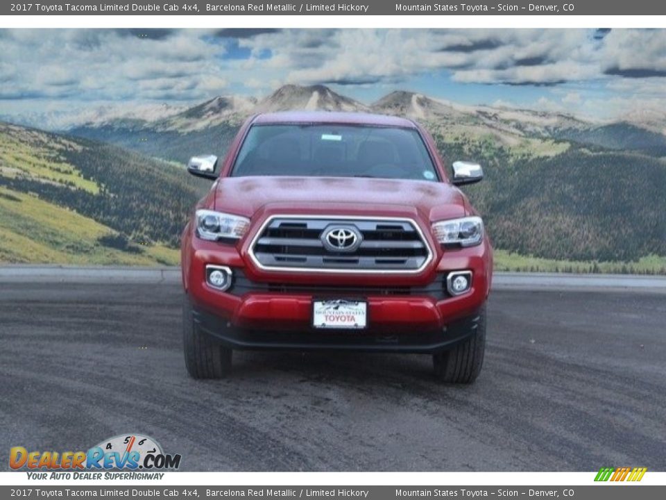 2017 Toyota Tacoma Limited Double Cab 4x4 Barcelona Red Metallic / Limited Hickory Photo #2