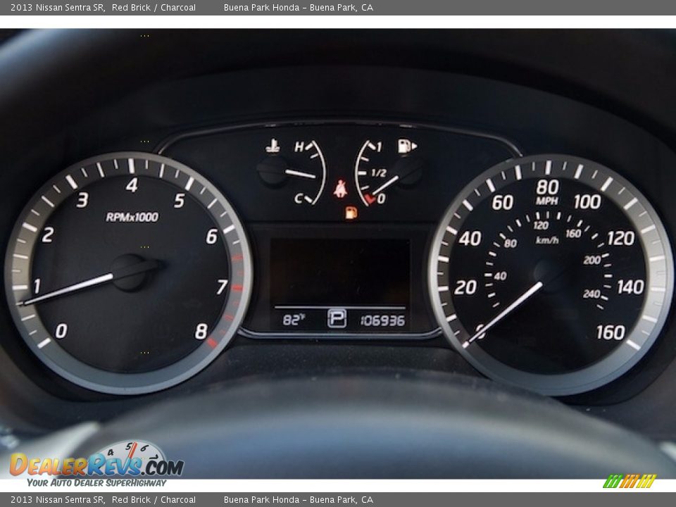 2013 Nissan Sentra SR Red Brick / Charcoal Photo #18