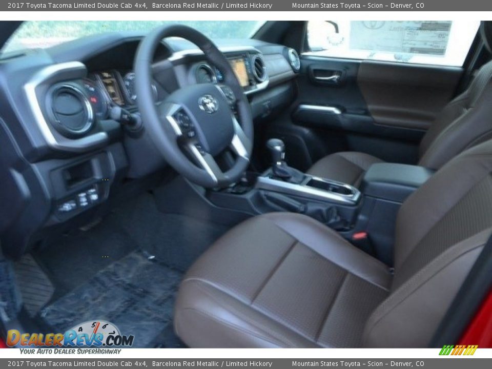 2017 Toyota Tacoma Limited Double Cab 4x4 Barcelona Red Metallic / Limited Hickory Photo #5