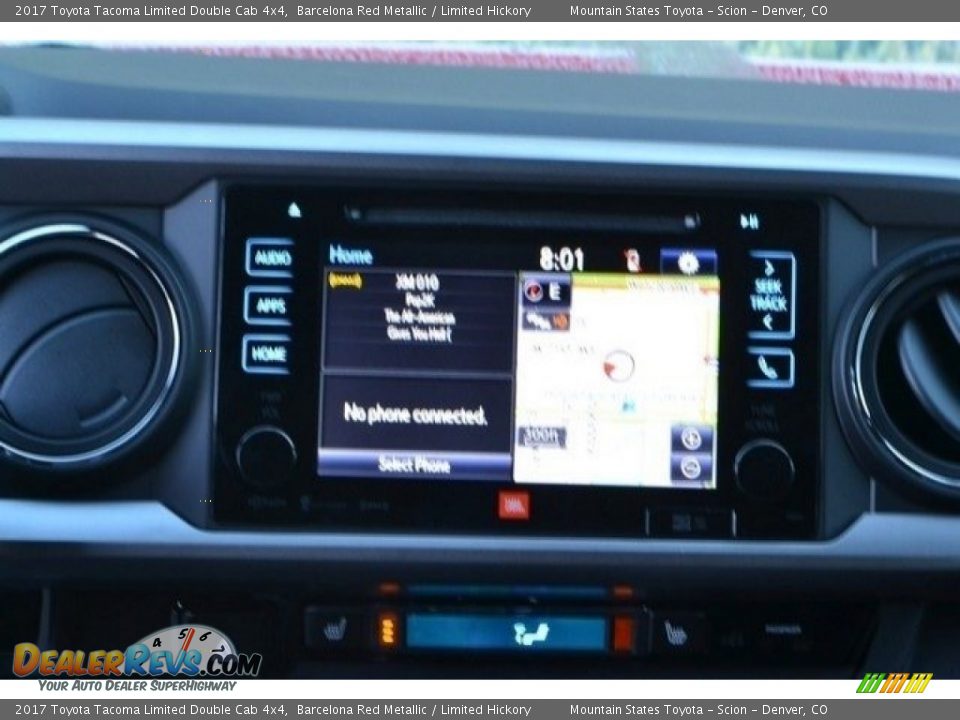 2017 Toyota Tacoma Limited Double Cab 4x4 Barcelona Red Metallic / Limited Hickory Photo #6