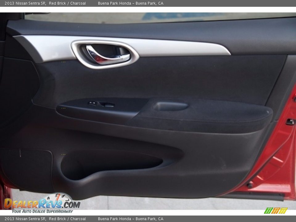 2013 Nissan Sentra SR Red Brick / Charcoal Photo #22