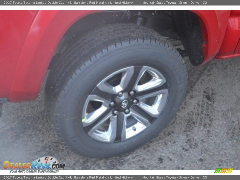 2017 Toyota Tacoma Limited Double Cab 4x4 Barcelona Red Metallic / Limited Hickory Photo #9