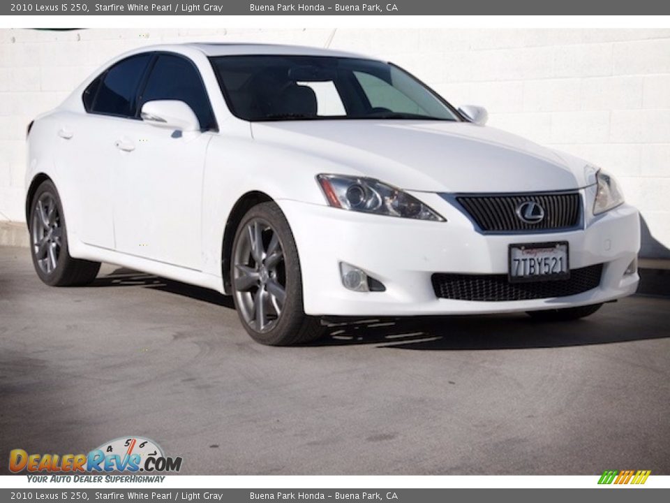 2010 Lexus IS 250 Starfire White Pearl / Light Gray Photo #1