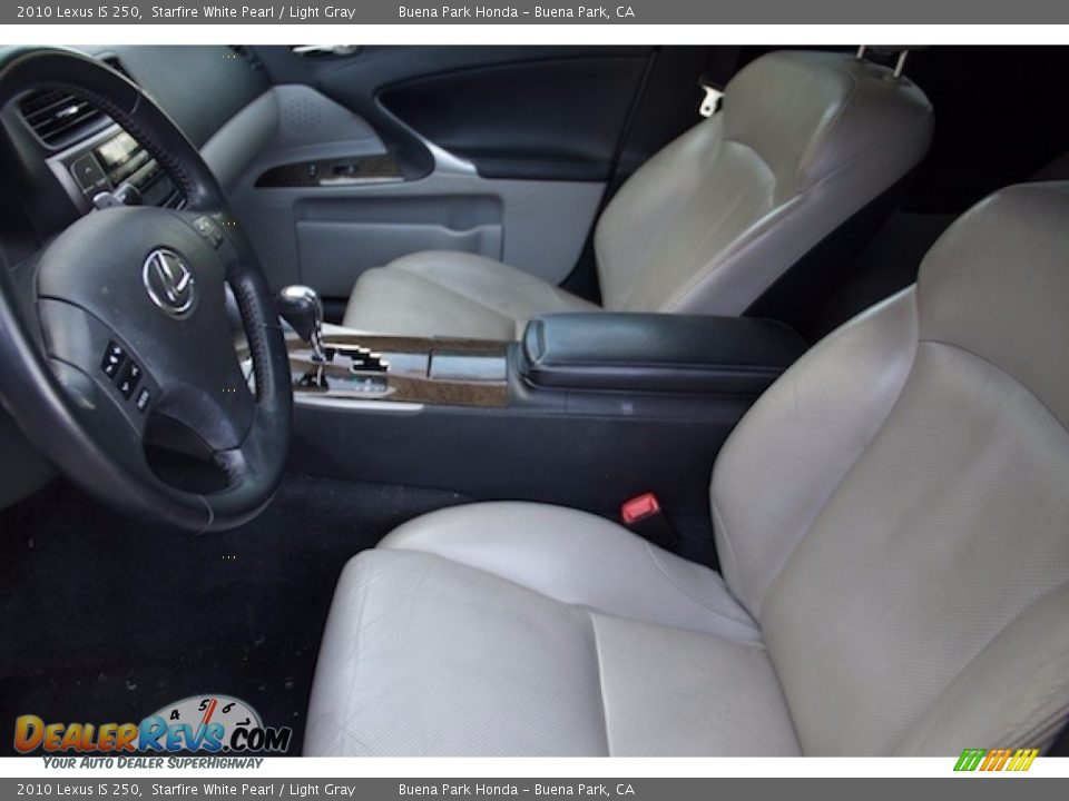 2010 Lexus IS 250 Starfire White Pearl / Light Gray Photo #3