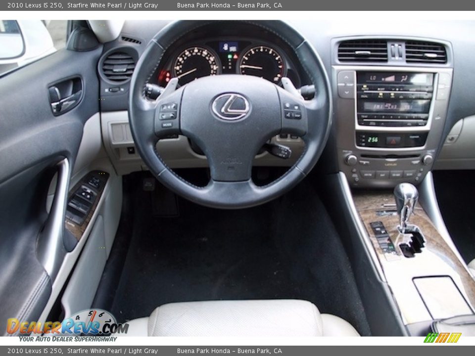 2010 Lexus IS 250 Starfire White Pearl / Light Gray Photo #5