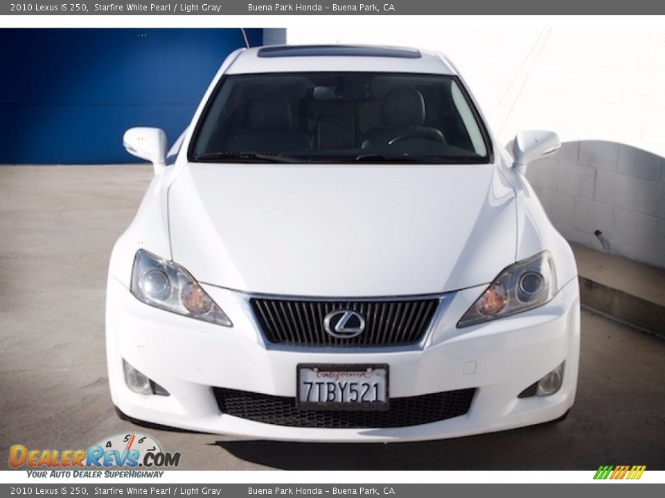 2010 Lexus IS 250 Starfire White Pearl / Light Gray Photo #7