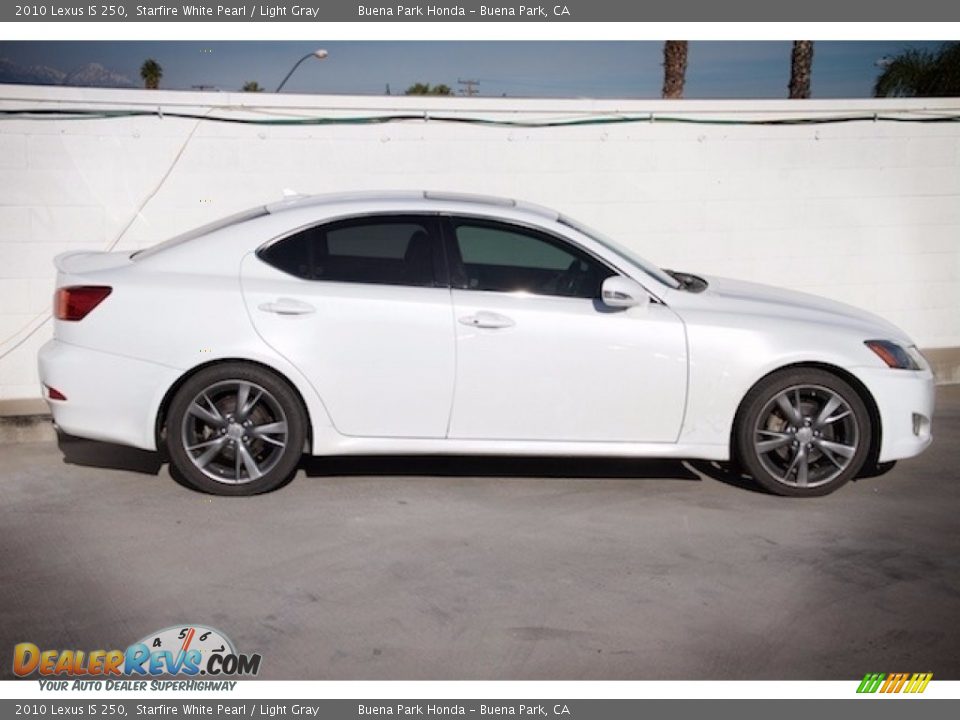 2010 Lexus IS 250 Starfire White Pearl / Light Gray Photo #8