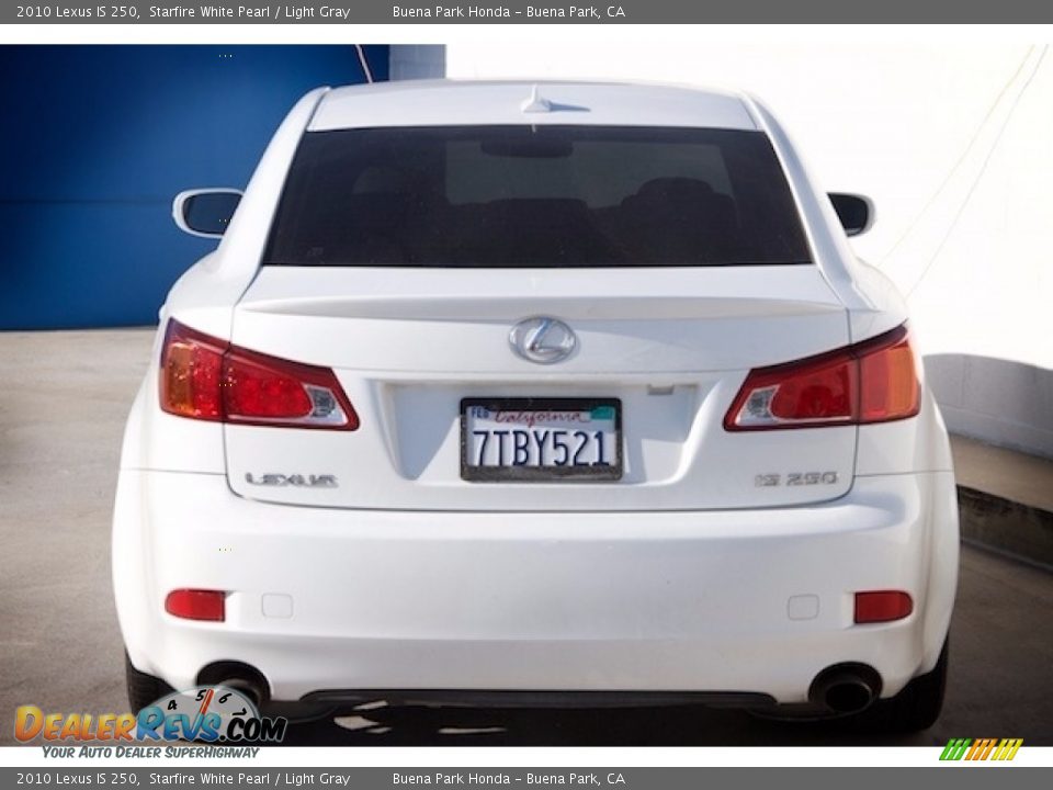 2010 Lexus IS 250 Starfire White Pearl / Light Gray Photo #9