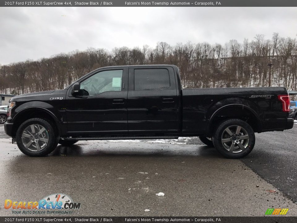 2017 Ford F150 XLT SuperCrew 4x4 Shadow Black / Black Photo #1