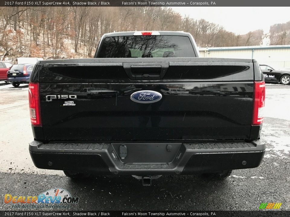 2017 Ford F150 XLT SuperCrew 4x4 Shadow Black / Black Photo #6