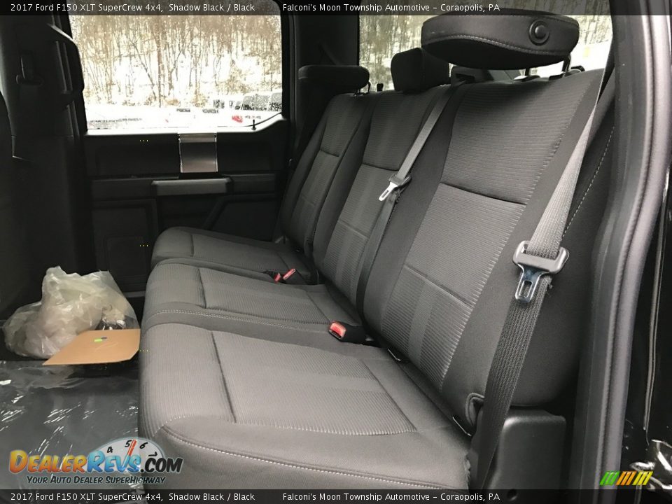 Rear Seat of 2017 Ford F150 XLT SuperCrew 4x4 Photo #7