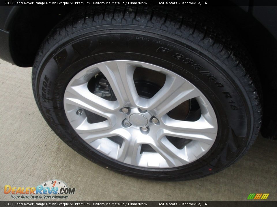 2017 Land Rover Range Rover Evoque SE Premium Baltoro Ice Metallic / Lunar/Ivory Photo #3