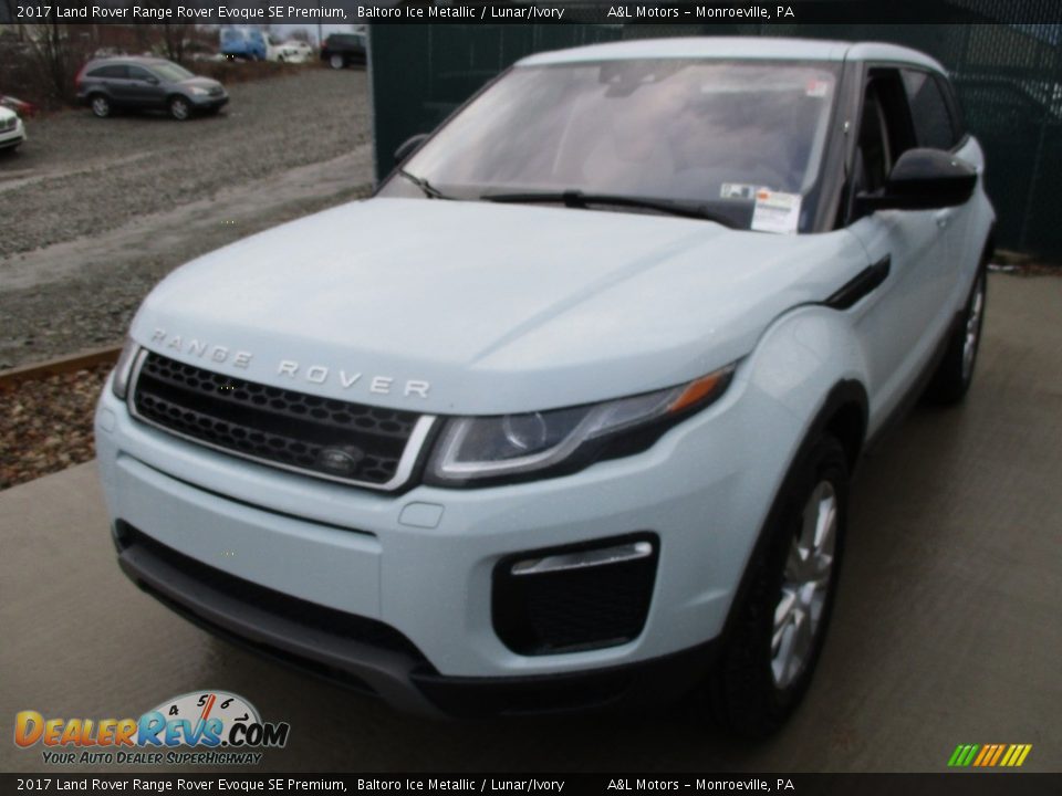 2017 Land Rover Range Rover Evoque SE Premium Baltoro Ice Metallic / Lunar/Ivory Photo #7