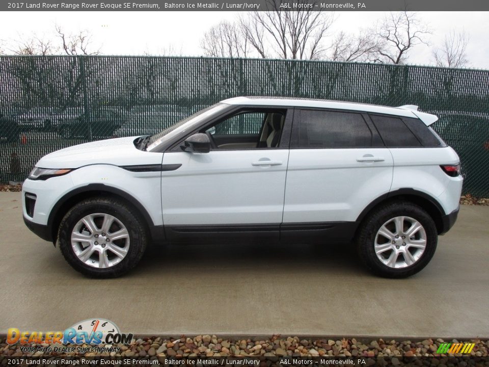 2017 Land Rover Range Rover Evoque SE Premium Baltoro Ice Metallic / Lunar/Ivory Photo #8