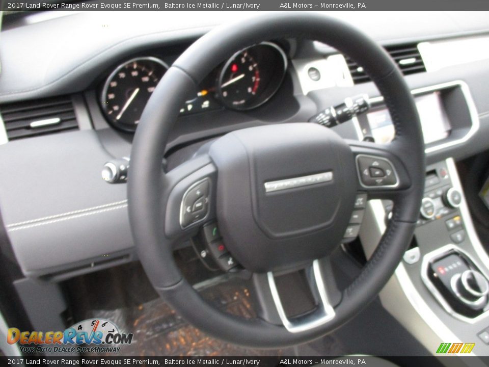 2017 Land Rover Range Rover Evoque SE Premium Baltoro Ice Metallic / Lunar/Ivory Photo #15