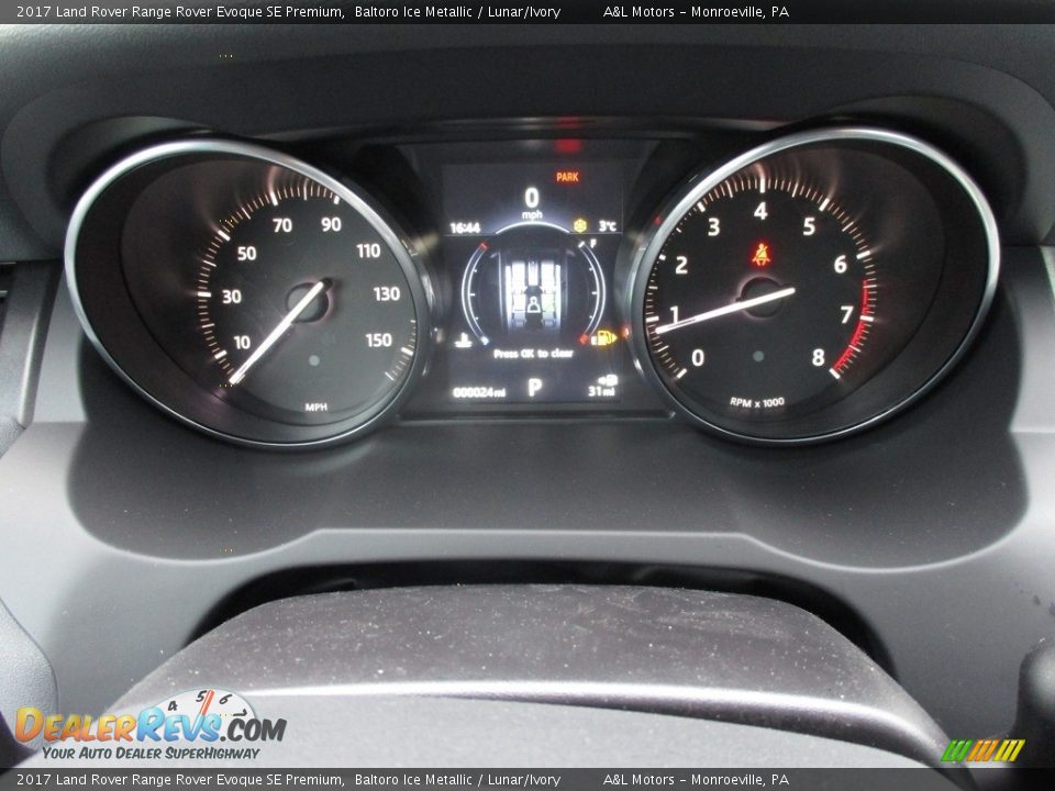 2017 Land Rover Range Rover Evoque SE Premium Baltoro Ice Metallic / Lunar/Ivory Photo #20