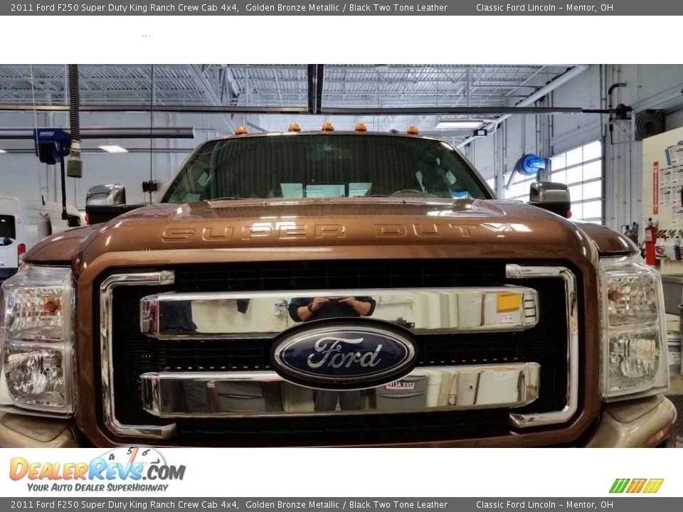 2011 Ford F250 Super Duty King Ranch Crew Cab 4x4 Golden Bronze Metallic / Black Two Tone Leather Photo #1