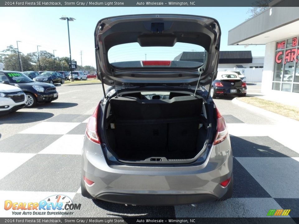2014 Ford Fiesta SE Hatchback Storm Gray / Medium Light Stone Photo #5