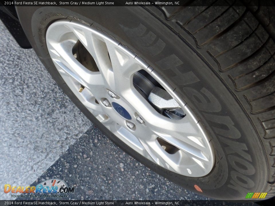 2014 Ford Fiesta SE Hatchback Storm Gray / Medium Light Stone Photo #8