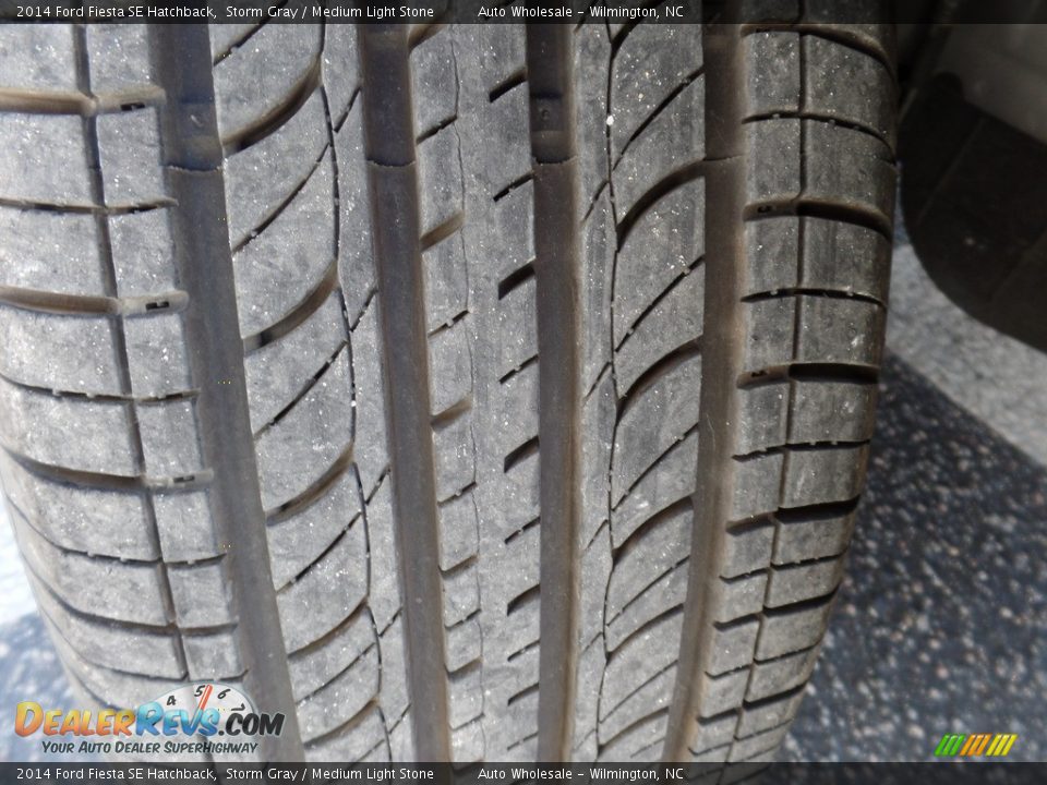 2014 Ford Fiesta SE Hatchback Storm Gray / Medium Light Stone Photo #10