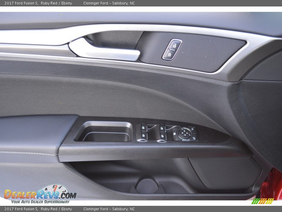 2017 Ford Fusion S Ruby Red / Ebony Photo #5