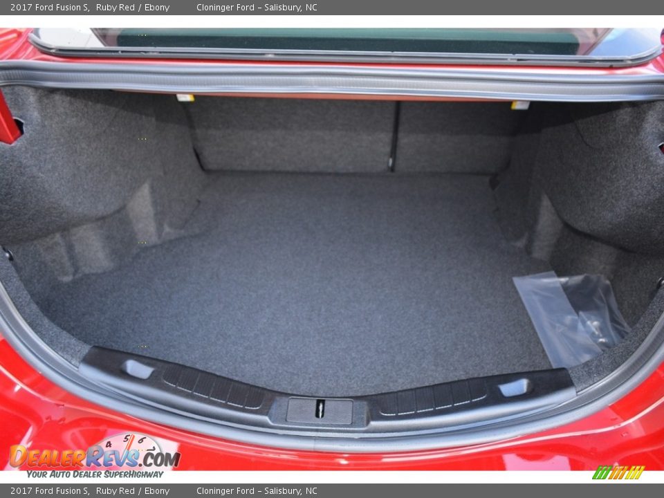 2017 Ford Fusion S Ruby Red / Ebony Photo #9