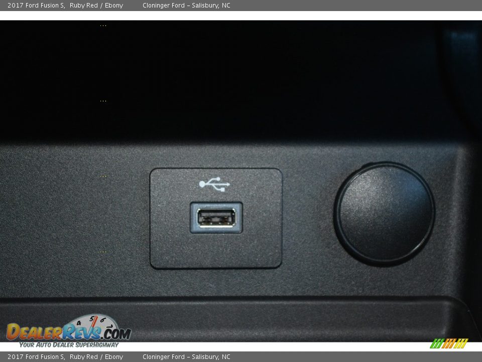 2017 Ford Fusion S Ruby Red / Ebony Photo #12