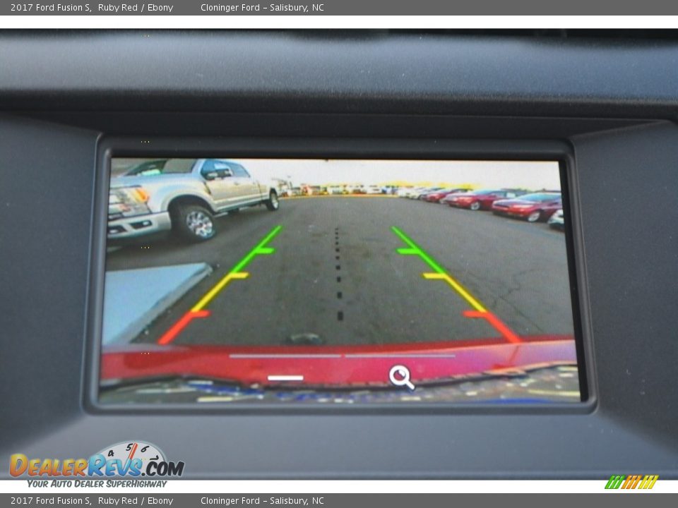 2017 Ford Fusion S Ruby Red / Ebony Photo #13