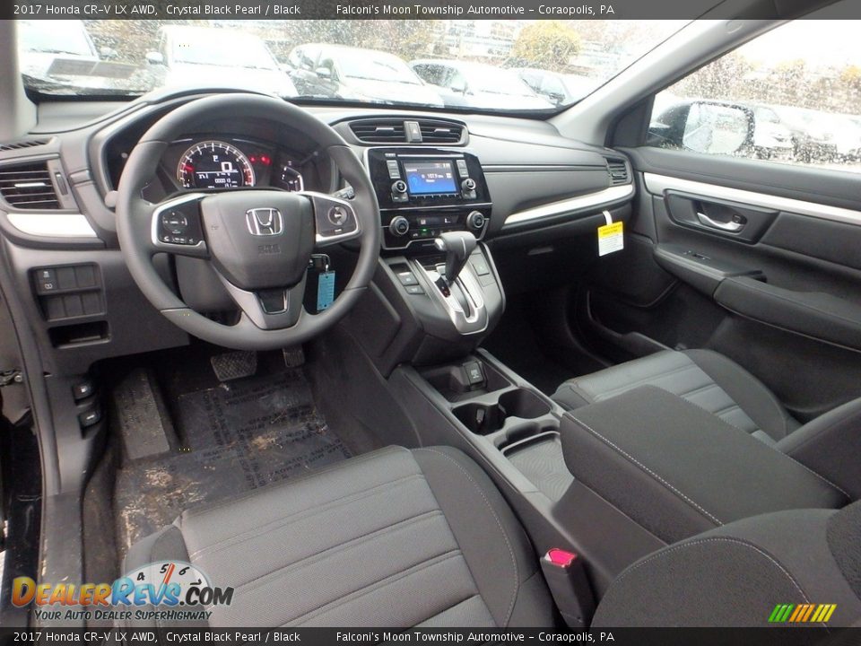Black Interior - 2017 Honda CR-V LX AWD Photo #9