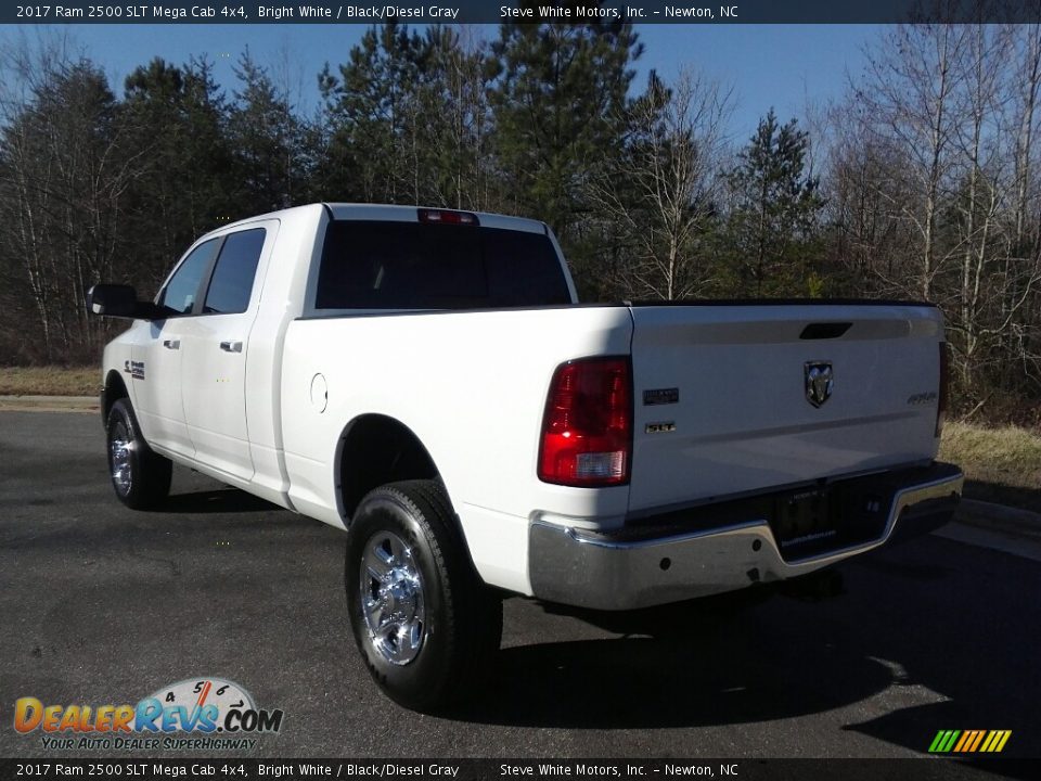 2017 Ram 2500 SLT Mega Cab 4x4 Bright White / Black/Diesel Gray Photo #11