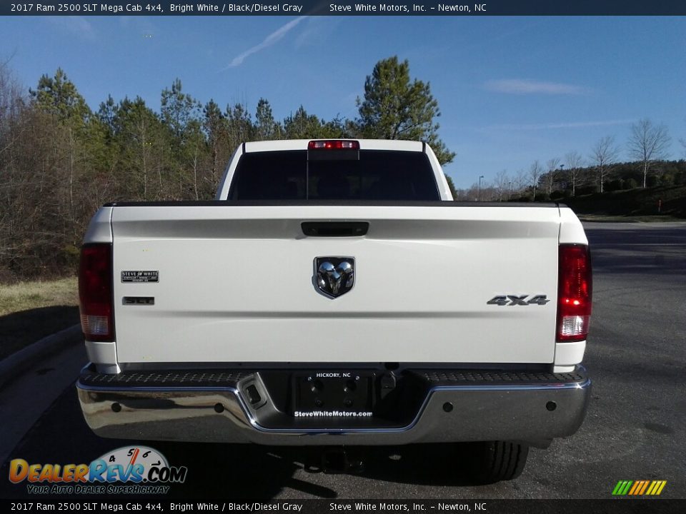 2017 Ram 2500 SLT Mega Cab 4x4 Bright White / Black/Diesel Gray Photo #18