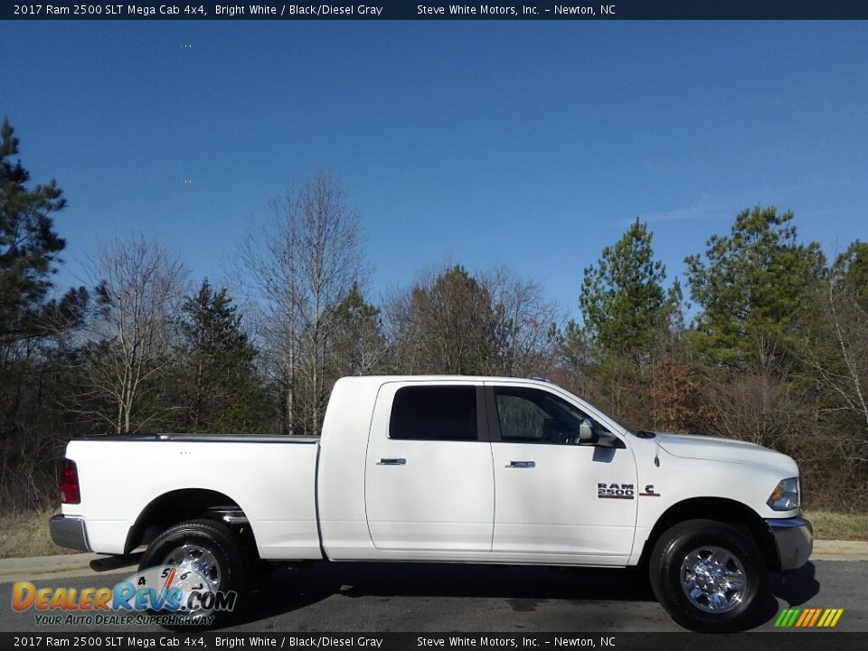 2017 Ram 2500 SLT Mega Cab 4x4 Bright White / Black/Diesel Gray Photo #21