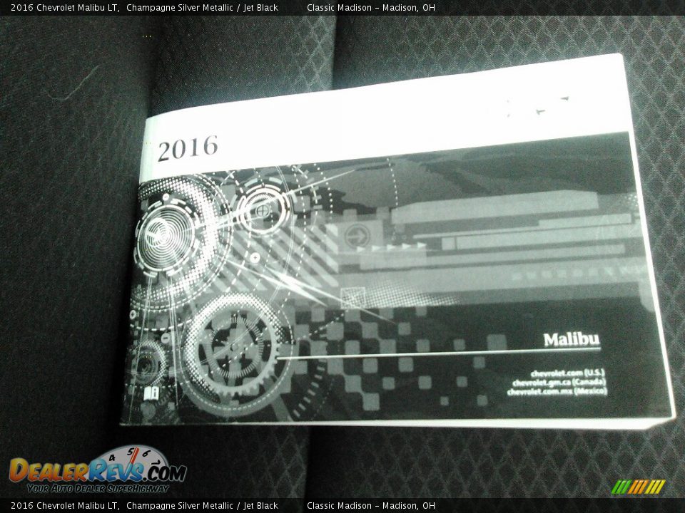 2016 Chevrolet Malibu LT Champagne Silver Metallic / Jet Black Photo #14