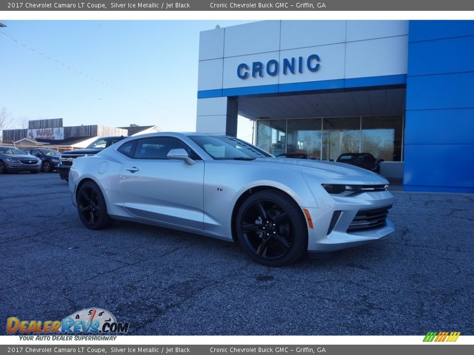 2017 Chevrolet Camaro LT Coupe Silver Ice Metallic / Jet Black Photo #1