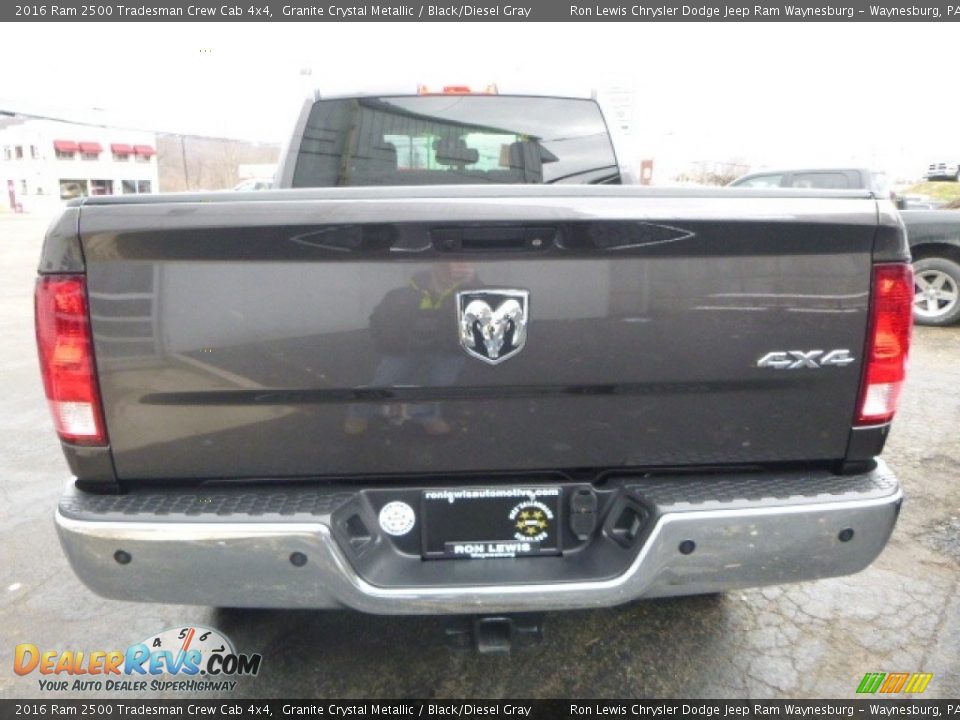 2016 Ram 2500 Tradesman Crew Cab 4x4 Granite Crystal Metallic / Black/Diesel Gray Photo #7